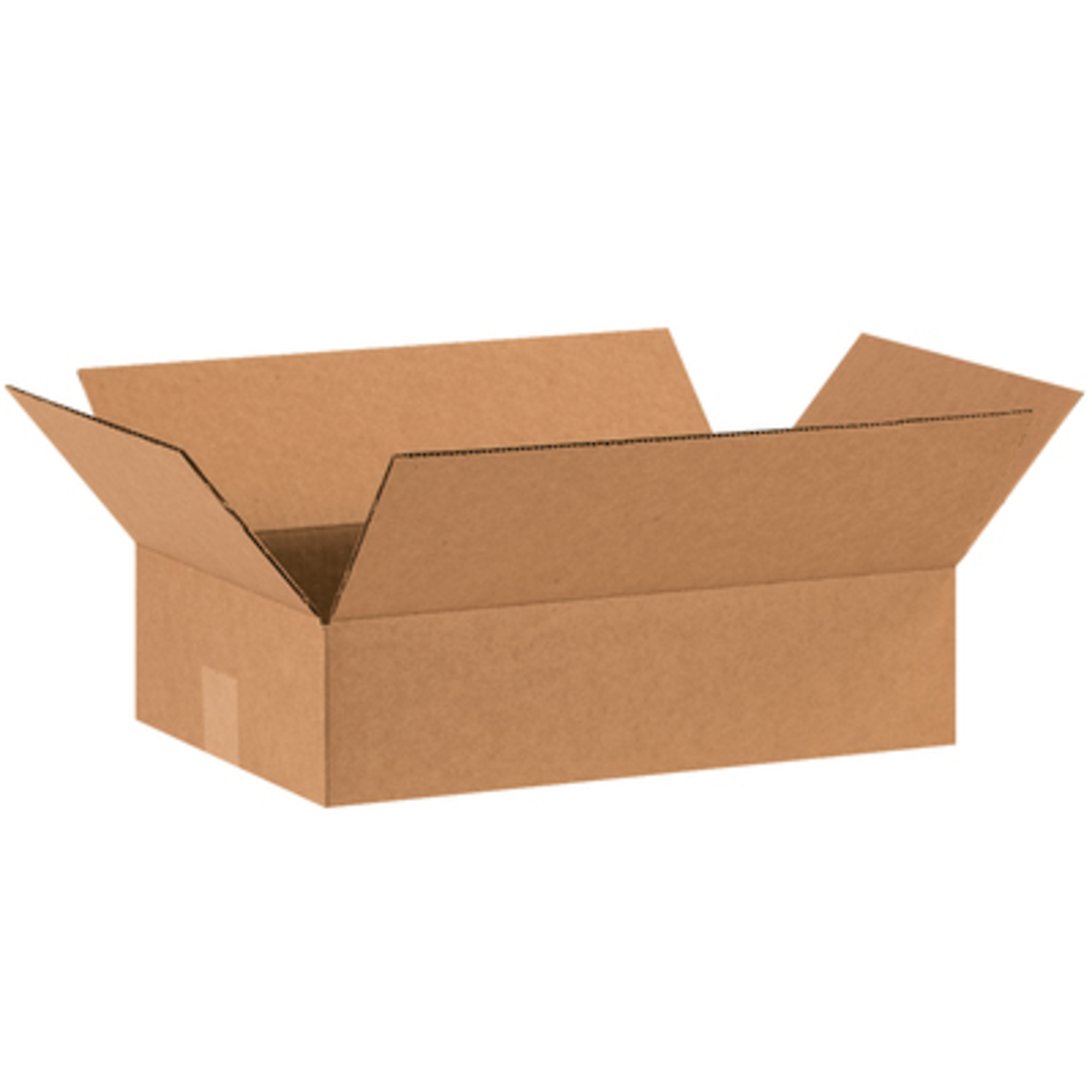 16 x 10 x 4in. Flat Corrugated Boxes 25/CS, Model# 16104